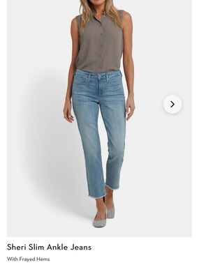 NYDJ Sheri Ankle Jeans in Light Blue NWT Size 8P